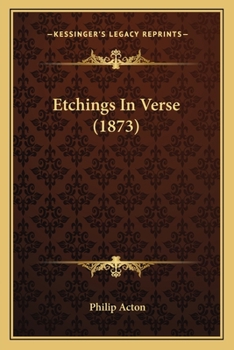 Paperback Etchings In Verse (1873) Book
