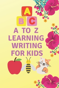 Paperback A to Z learning writing for kids: learning writing Book