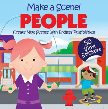 Board book Make a Scene! People: Create New Scenes with Endless Possibilities [With 50 Vinyl Stickers] Book