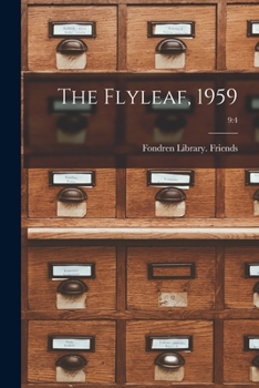 Paperback The Flyleaf, 1959; 9: 4 Book