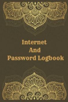 Paperback Internet And Password Logbook: Vol 4 Password Keeper Notebook Organizer Small Notebook For Passwords Journal Username and Password Notebooks Logbook Book