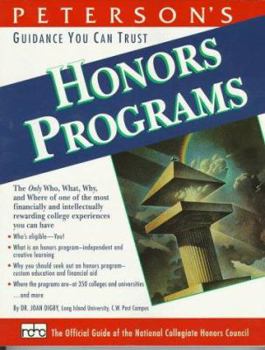 Paperback Honors Programs '98: Complete Information on Honors Programs at More Than 500 Colleges and Universities Book