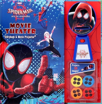 Hardcover Marvel Spider-Man: Into the Spider-Verse Movie Theater Storybook & Movie Projector Book
