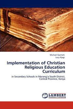 Paperback Implementation of Christian Religious Education Curriculum Book