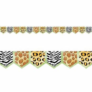 Office Product Creative Teaching Press Safari Friends Safari Prints Border, 35 Feet Book