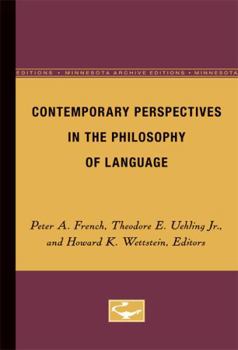 Paperback Contemporary Perspectives in the Philosophy of Language Book