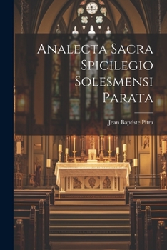 Paperback Analecta Sacra Spicilegio Solesmensi Parata [Catalan] Book