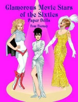 Paperback Glamorous Movie Stars of the Sixties Paper Dolls Book