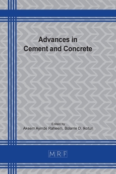 Advances in Cement and Concrete (Materials Research Proceedings)