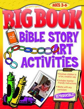 Paperback Big Book of Bible Story Art Activities Book
