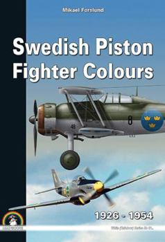 Hardcover Swedish Piston Fighter Colours: 1925 - 1954 Book