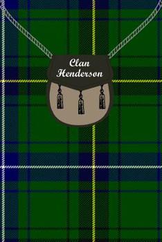 Paperback Clan Henderson Tartan Journal/Notebook Book