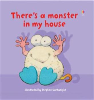 Hardcover There's a Monster in My House (Usborne Lift-the-flap-Books) Book