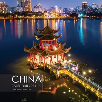 Paperback China Calendar 2021: 16 Month Calendar Book