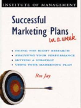 Paperback Successful Marketing Plans in a Week (Successful Business in a Week) Book