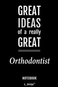 Paperback Notebook for Orthodontists / Orthodontist: awesome handy Note Book [120 blank lined ruled pages] Book