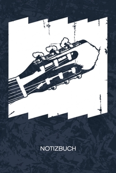 NOTIZBUCH: A5 Kariert - Gitarrenspieler Heft - Instrumente Notizheft 120 Seiten KARO - Akustik Gitarre Notizblock Retro Gitarre Motiv - Instrumentalist Geschenk (German Edition)