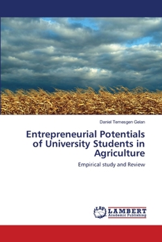 Paperback Entrepreneurial Potentials of University Students in Agriculture Book