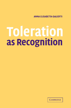 Paperback Toleration as Recognition Book