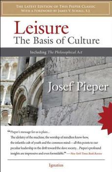 Paperback Leisure: The Basis of Culture Book