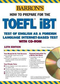 Paperback Barron's TOEFL IBT Internet-Based Test [With CDROM] Book