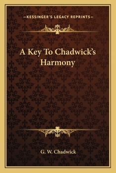 Paperback A Key To Chadwick's Harmony Book