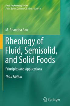 Paperback Rheology of Fluid, Semisolid, and Solid Foods: Principles and Applications Book