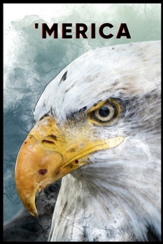 'merica: MAGA American PRIDE 119 College Rule Pages 6x9 Made in the USA