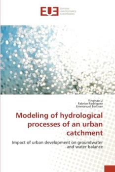 Paperback Modeling of hydrological processes of an urban catchment Book