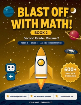 Paperback BLAST OFF WITH MATH!: Book 2 Book