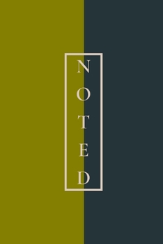 Paperback Noted Notebook Softcover Peace Gloss Book