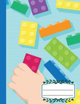Composition Notebook Wide Ruled Colorful Lego, Writer's Notebook for School / Student / Office / Teacher : Large School /college Notebook with Emoji Icon Inside, 110 Pages, 8. 5x11