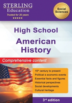 Paperback High School American History: Comprehensive Content for High School US History Book