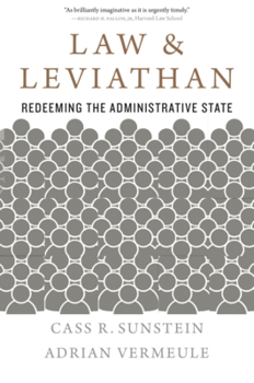 Paperback Law and Leviathan: Redeeming the Administrative State Book