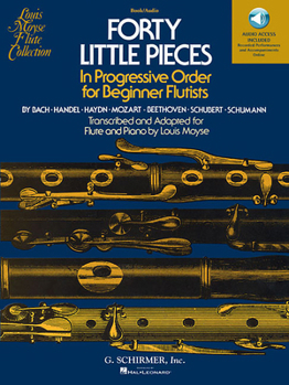 Paperback Forty Little Pieces in Progressive Order Book/Online Audio Book