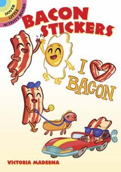 Paperback Bacon Stickers Book