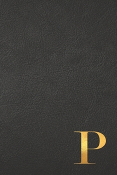 P: Executive Monogram Initial To Do List Notebook | Daily Checklist Planner