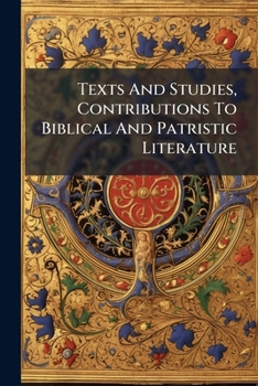 Paperback Texts And Studies, Contributions To Biblical And Patristic Literature: Apology Of Aristides Book