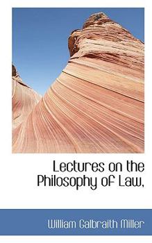 Lectures on the Philosophy of Law