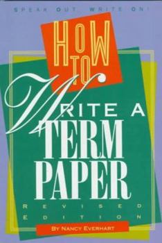 Library Binding How to Write a Term Paper (Revised Edition) Book