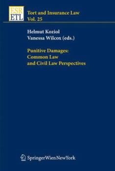 Paperback Punitive Damages: Common Law and Civil Law Perspectives Book