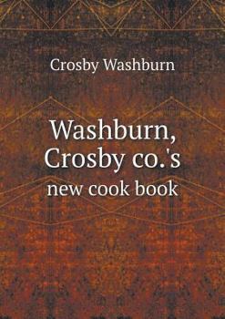 Paperback Washburn, Crosby co.'s new cook book
