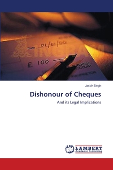Paperback Dishonour of Cheques Book