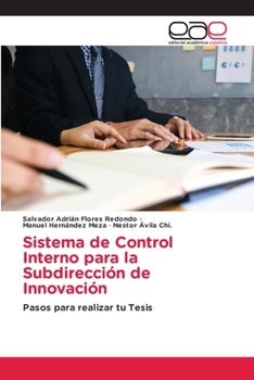 Paperback Sistema de Control Interno para la Subdirección de Innovación [Spanish] Book