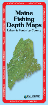 Mass Market Paperback Delorme Maine Fishing Depth Maps Book