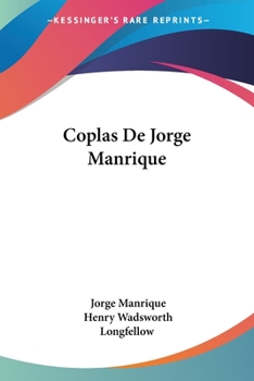 Paperback Coplas De Jorge Manrique Book