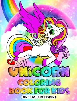 Paperback Unicorn Coloring Book for Kids Book