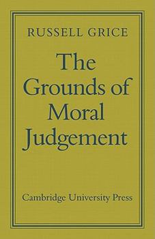 Paperback The Grounds of Moral Judgement Book