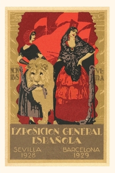 Paperback Vintage Journal Spanish Fair Poster Book