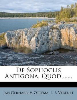 Paperback de Sophoclis Antigona, Quod ...... [Latin] Book